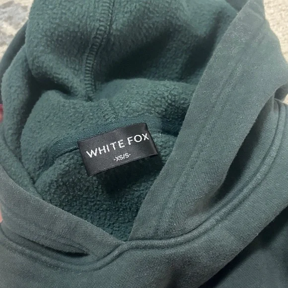 White Fox Boutique Green Hoodie - Picture 2 of 3